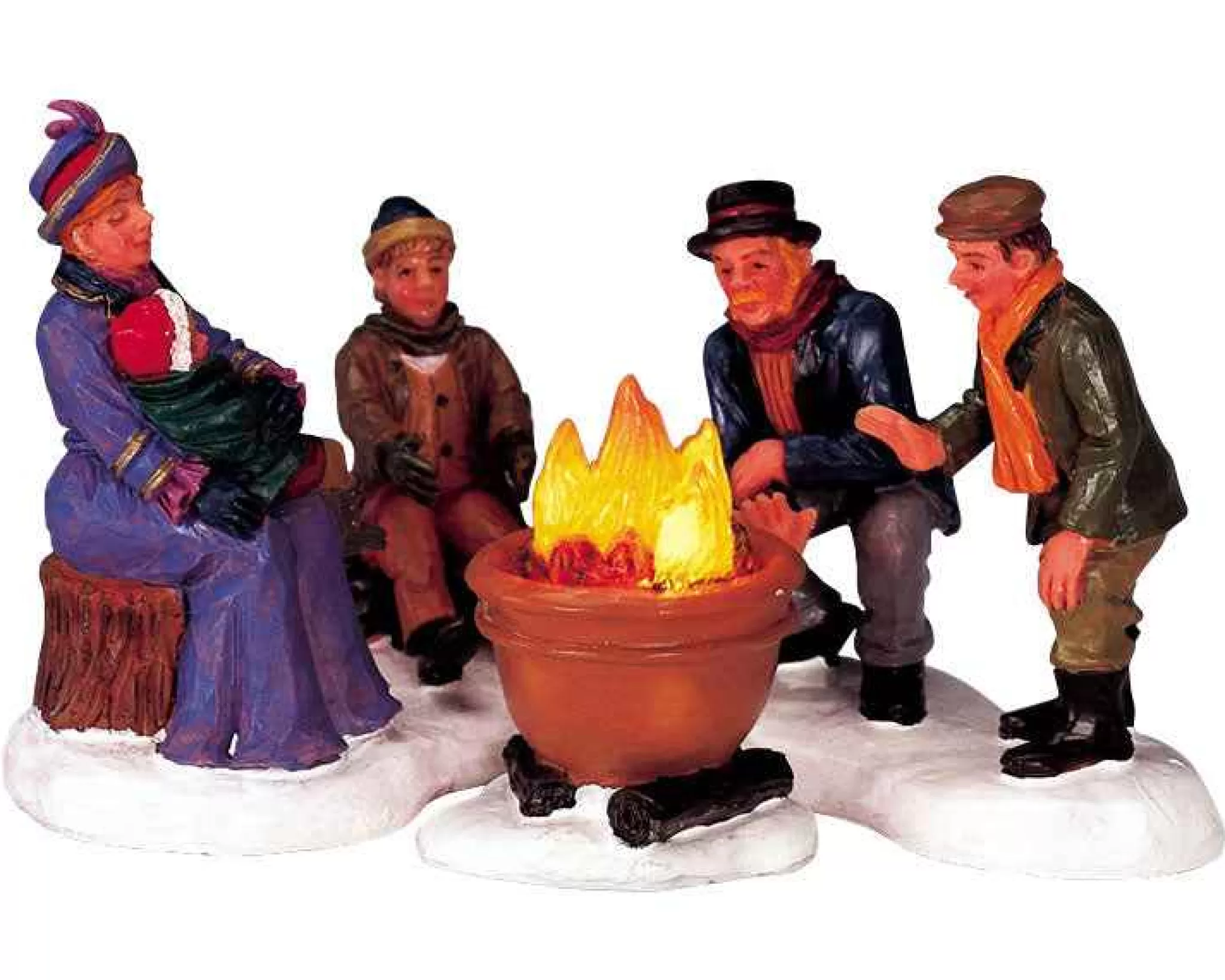 Lemax Village Collection Bonfire, Set Of 3, B/O Lighted Accessory #44221