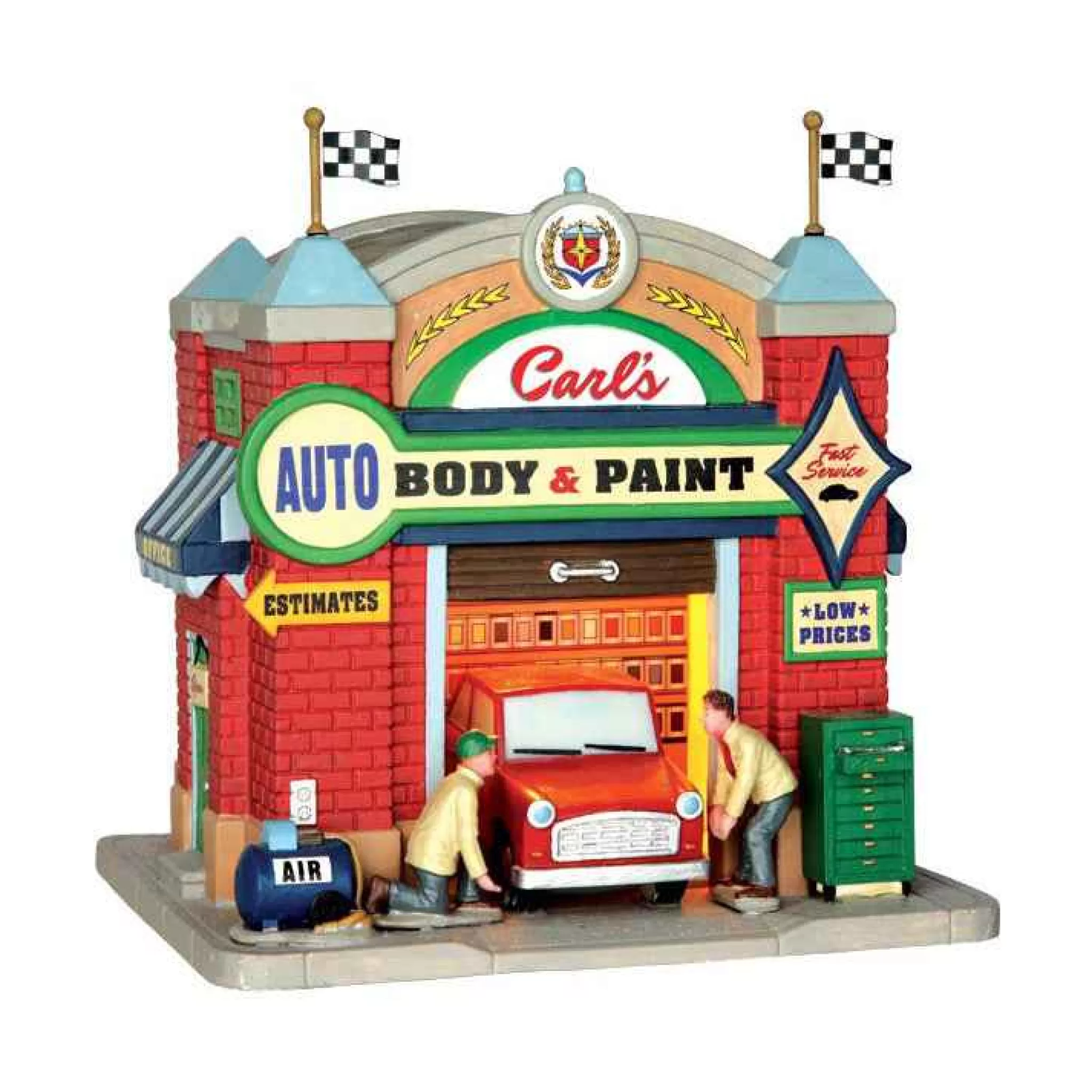 Lemax Village Collection Carl's Auto Body & Paint #65119