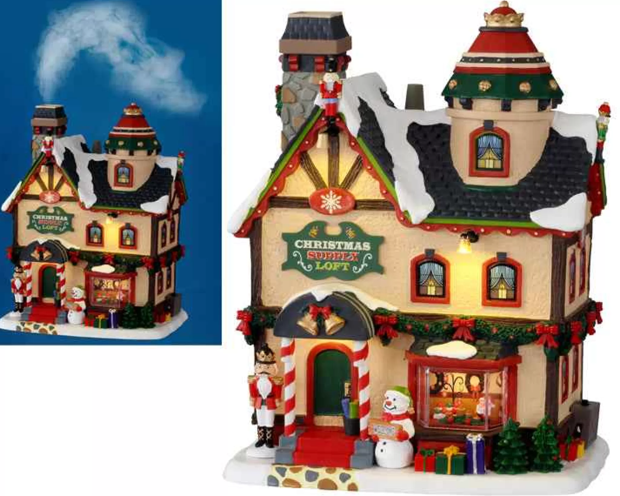 Lemax Village Collection Christmas Supply Loft, With 4.5V Adaptor #15741