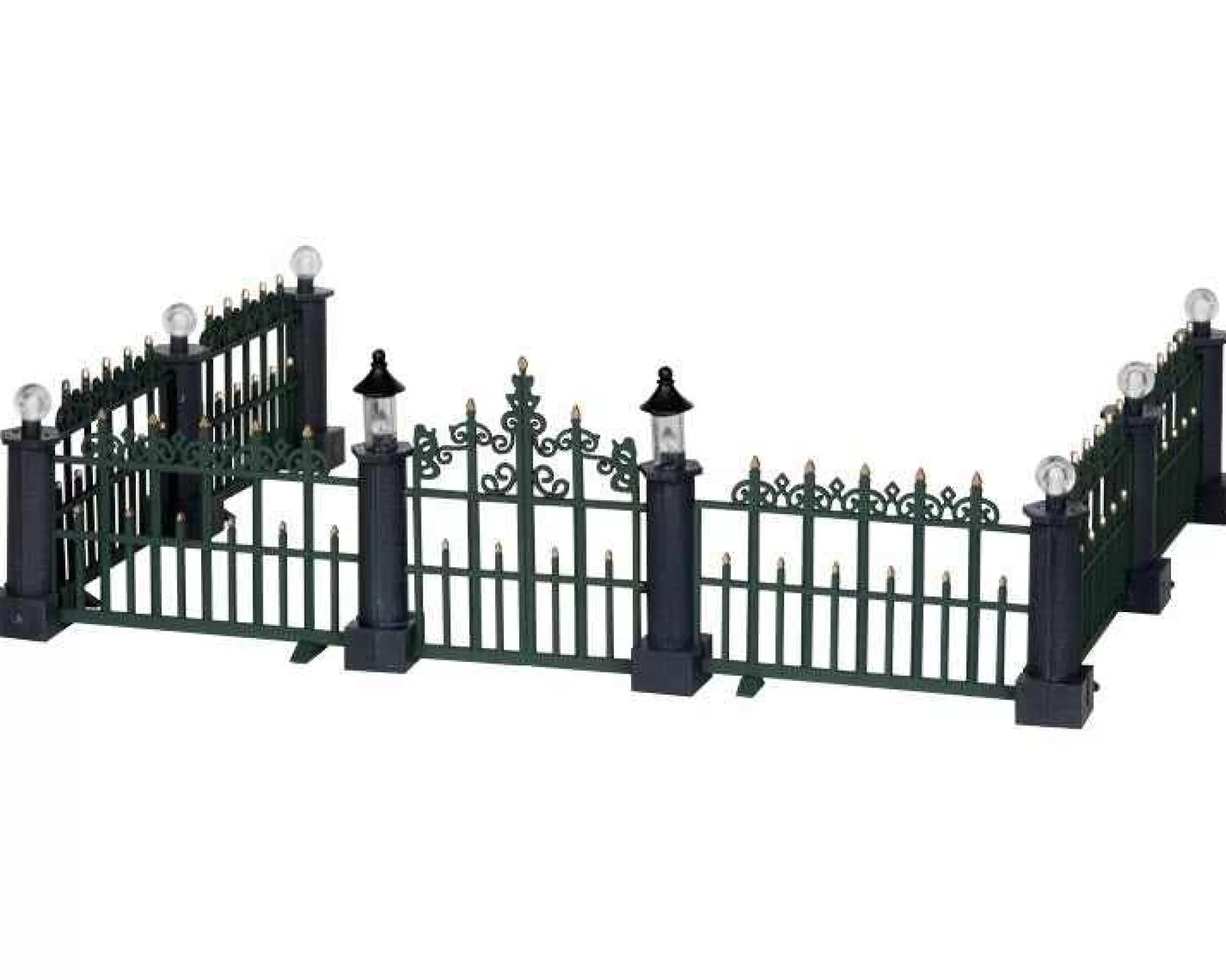 Lemax Village Collection Classic Victorian Fence, Set Of 7 #24534