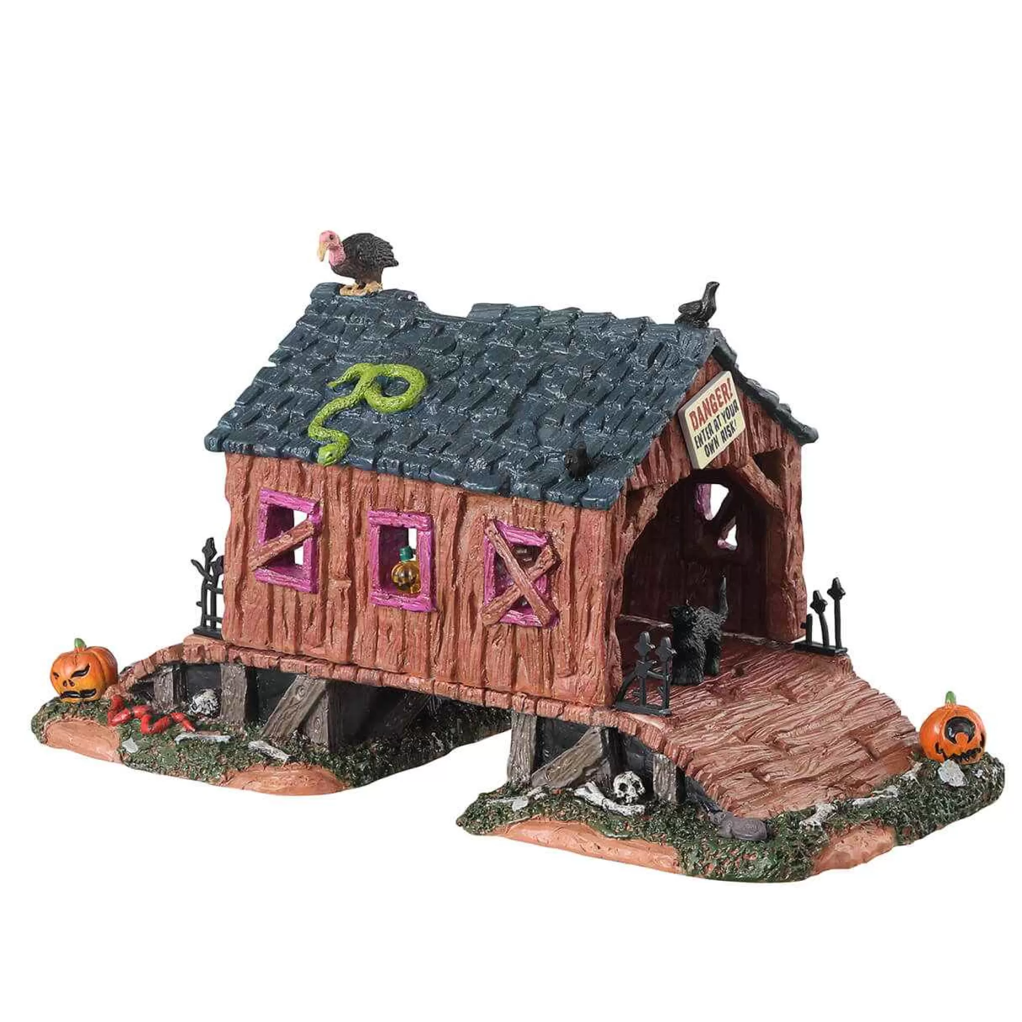 Lemax Village Collection Creepy Covered Bridge #33631