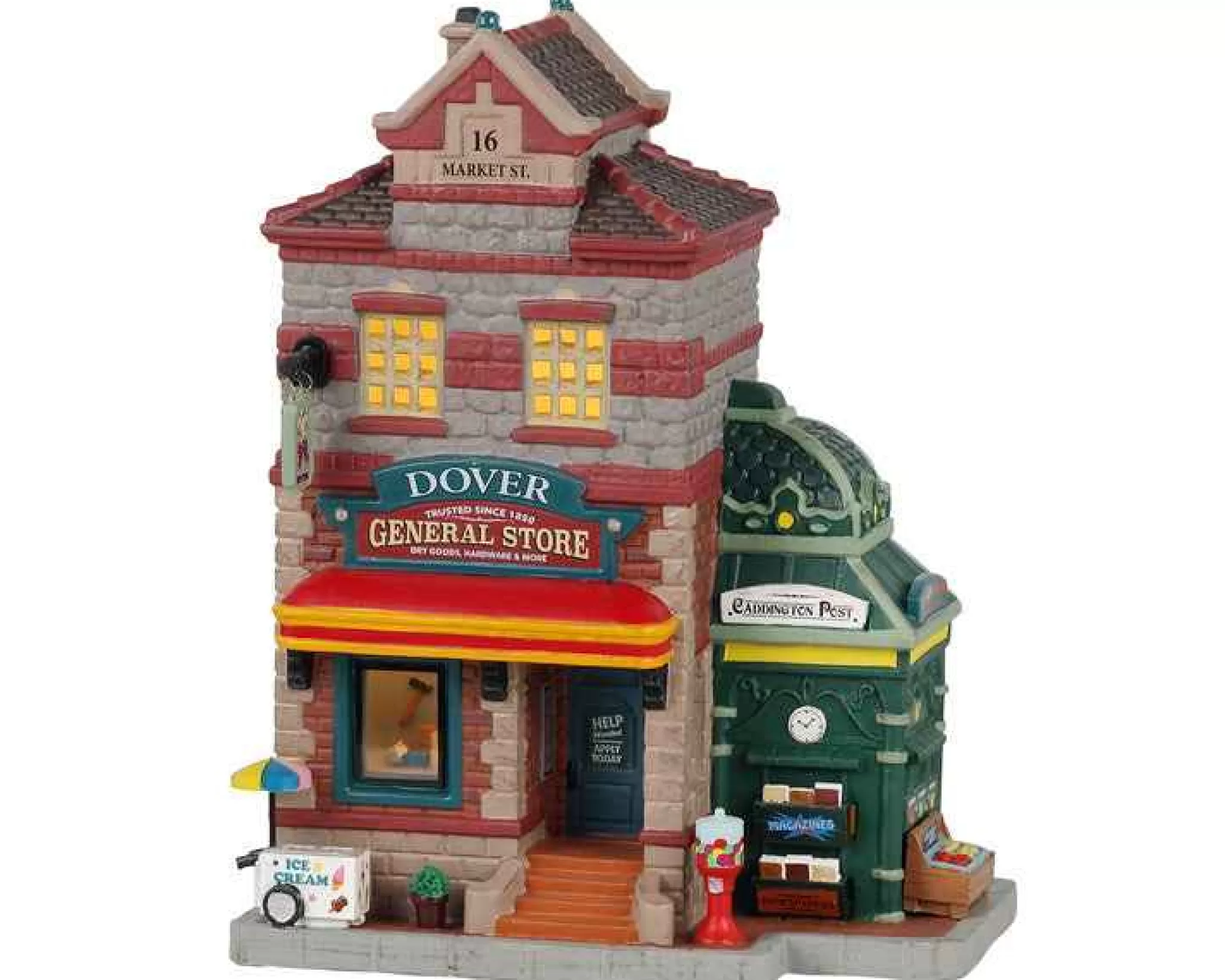Lemax Village Collection Dover General Store And Newsstand #15773