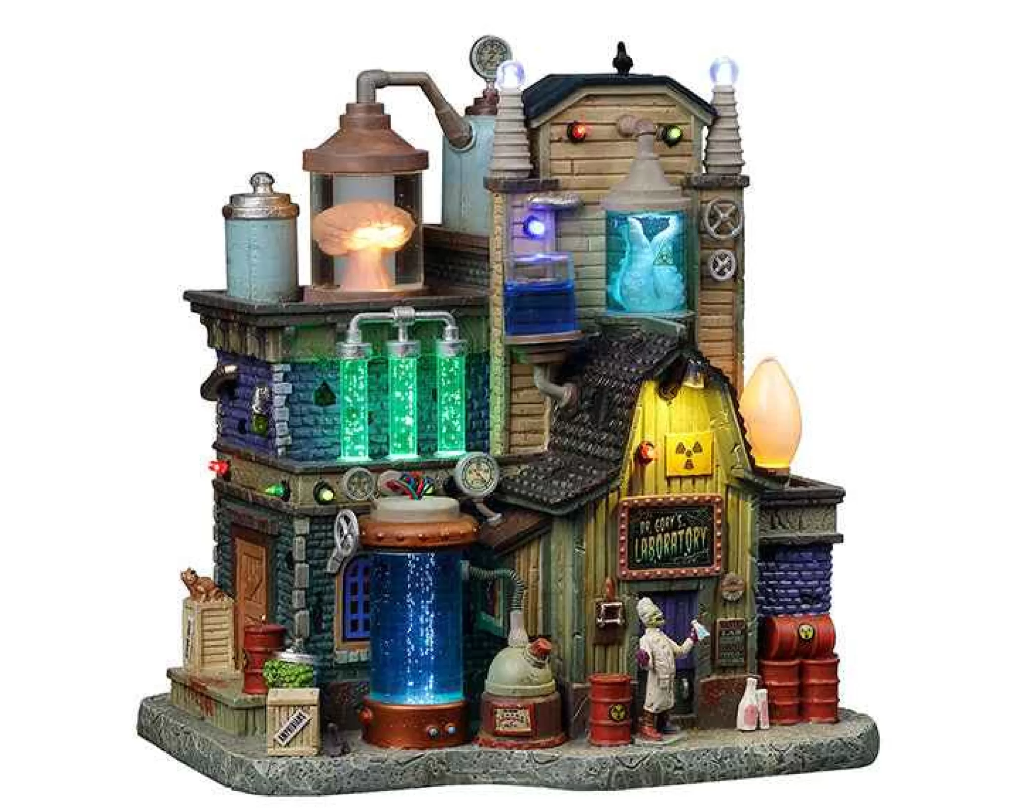 Lemax Village Collection Dr. Gory's Laboratory, With 4.5V Adaptor #25844