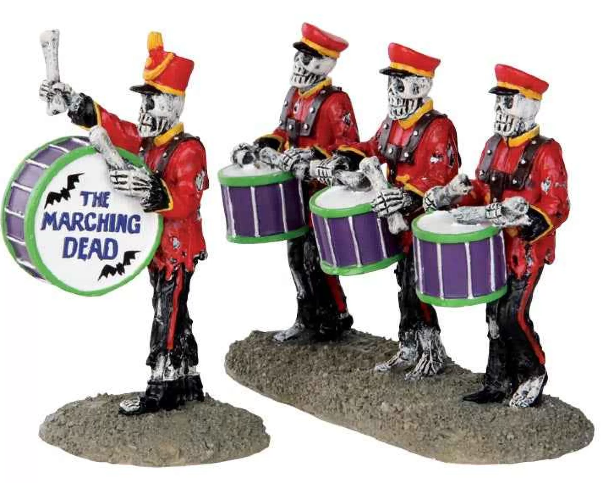 Lemax Village Collection Drum Corpse, Set Of 2 Figurines #32101