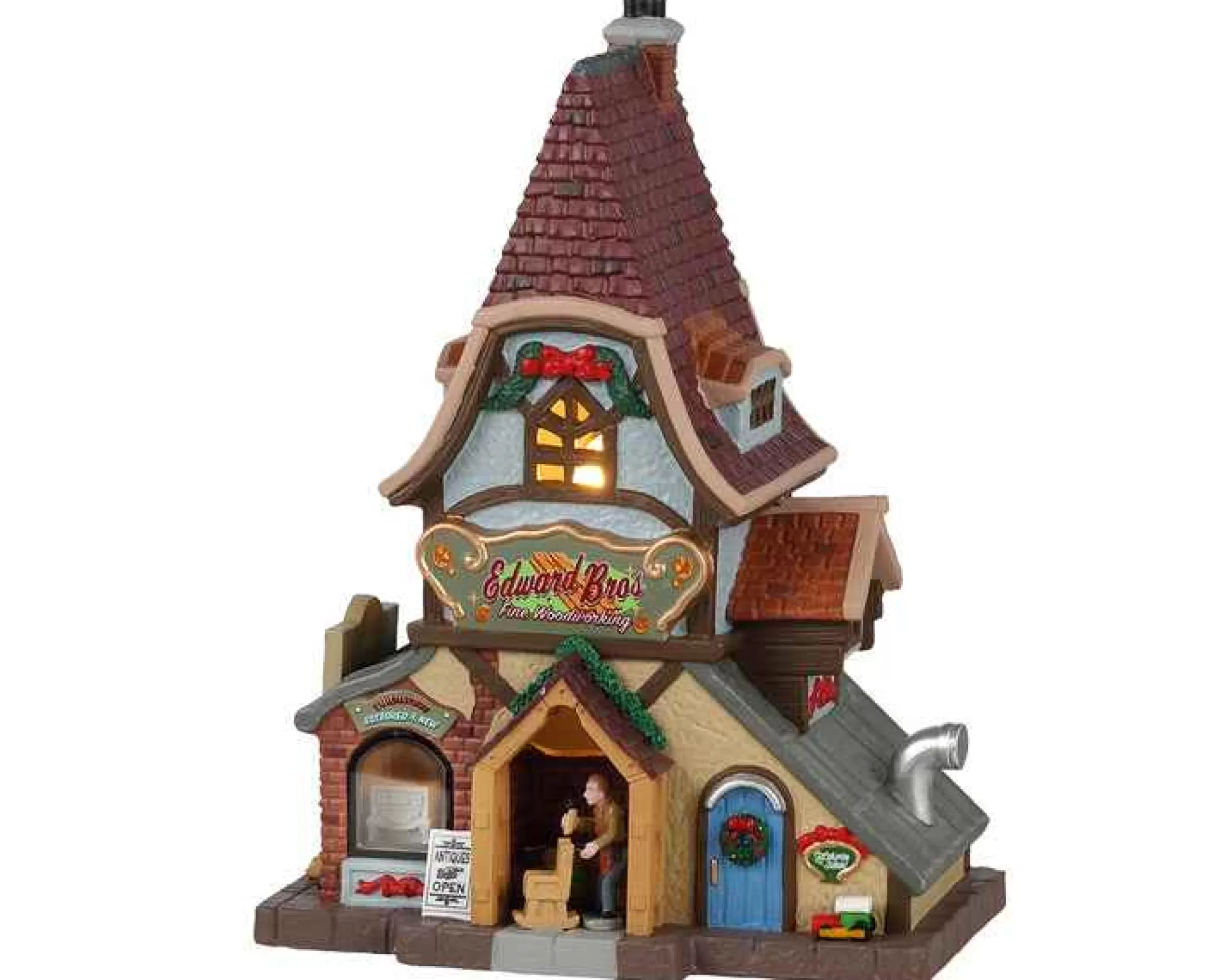 Lemax Village Collection Edward Bros. Fine Woodworking #15772