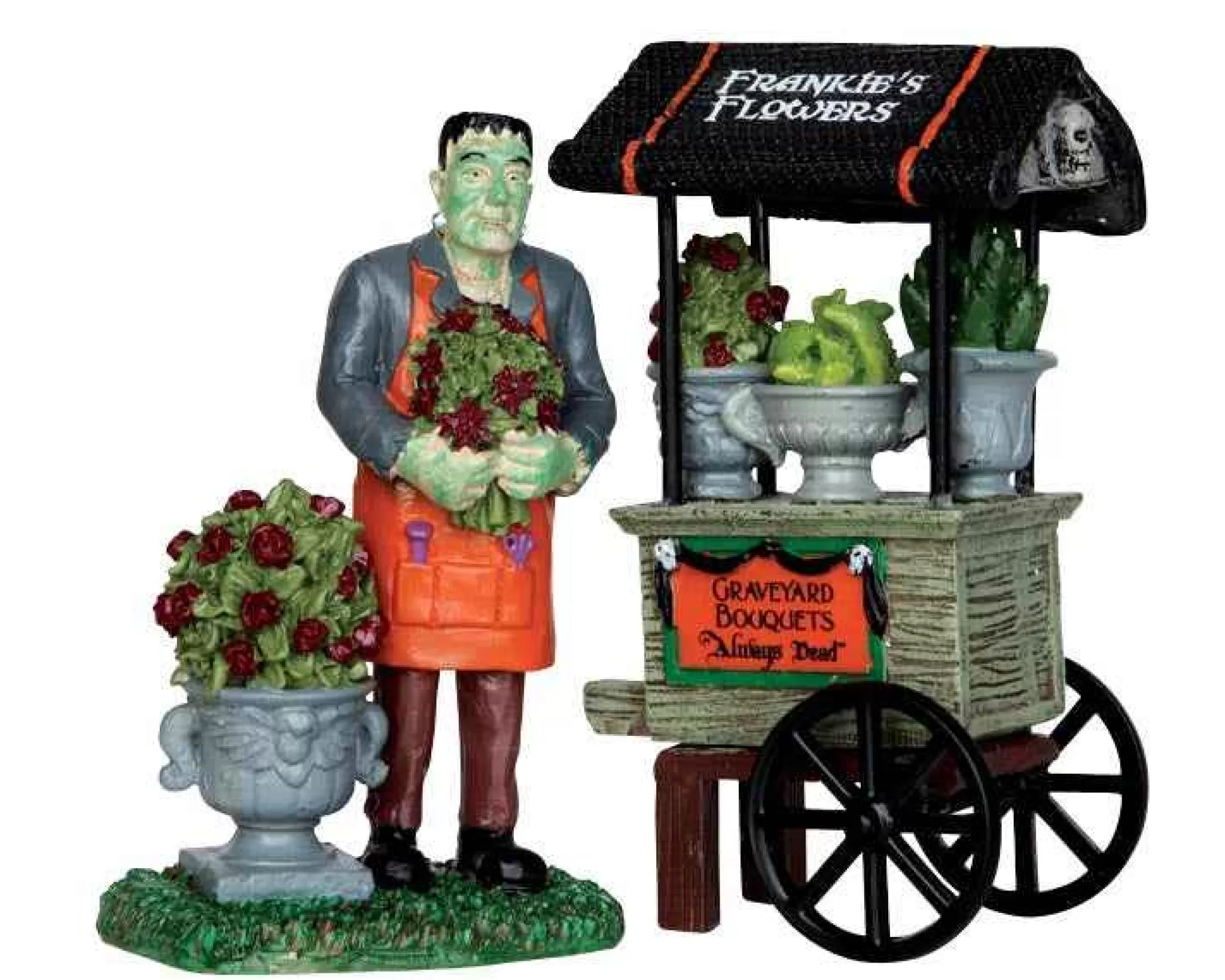 Lemax Village Collection Graveyard Bouquets, Set Of 2 Figurines #32114