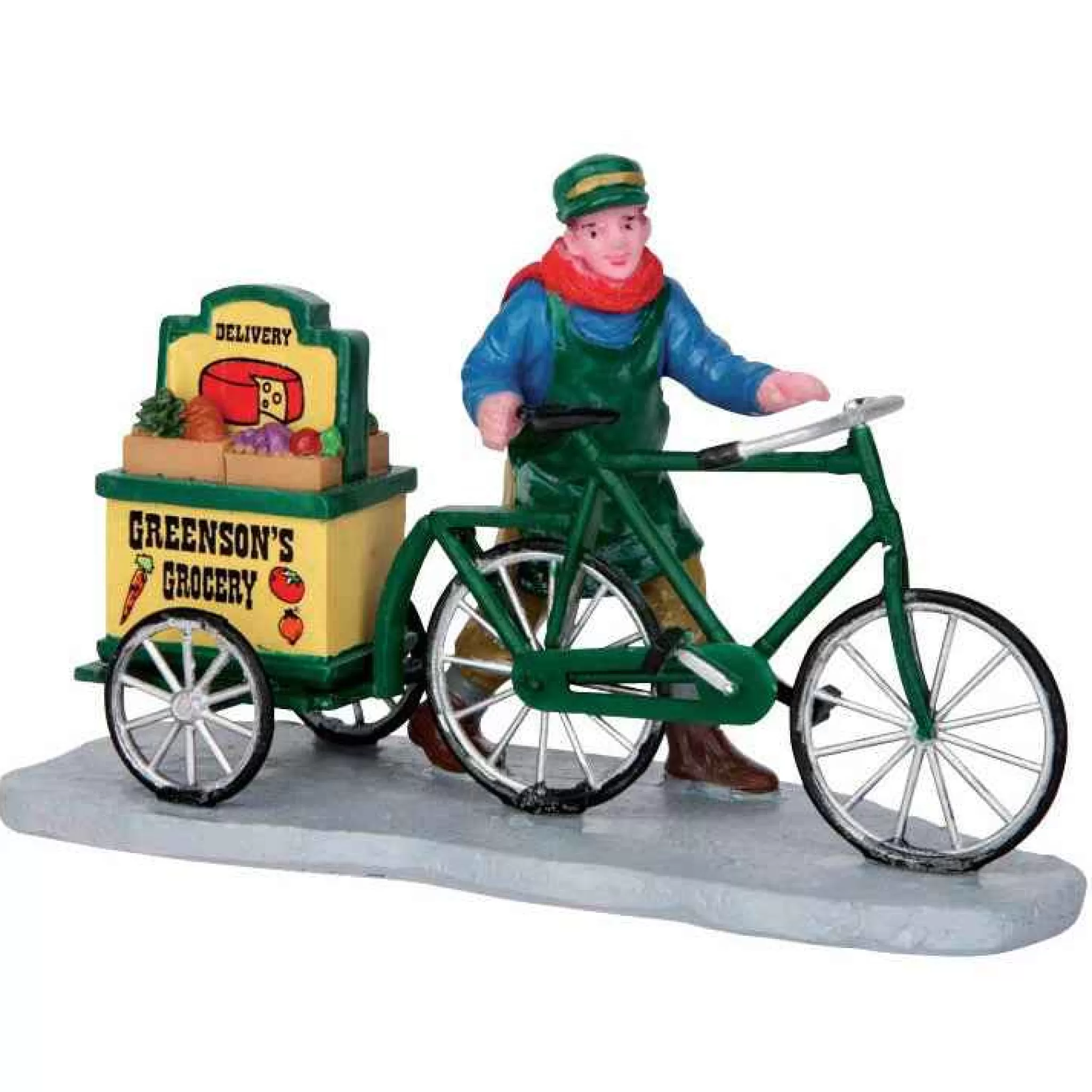 Lemax Village Collection Greenson's Grocery Delivery #52359