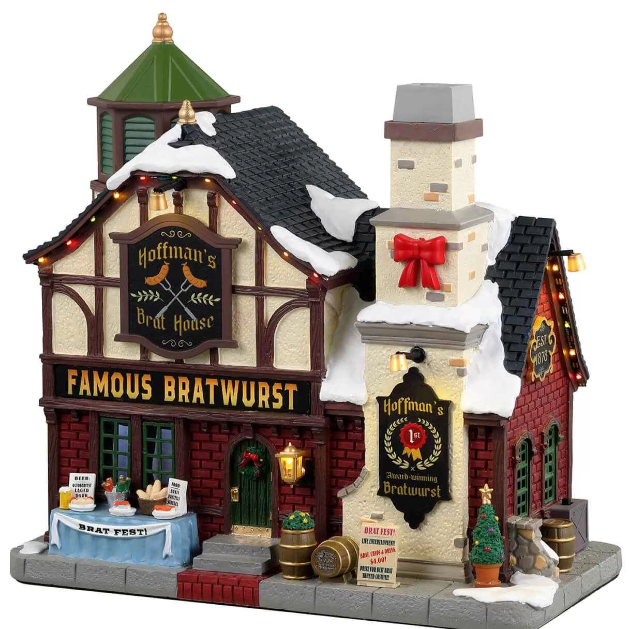 Lemax Village Collection Hoffman's Brat House, With 4.5V Adaptor #35025