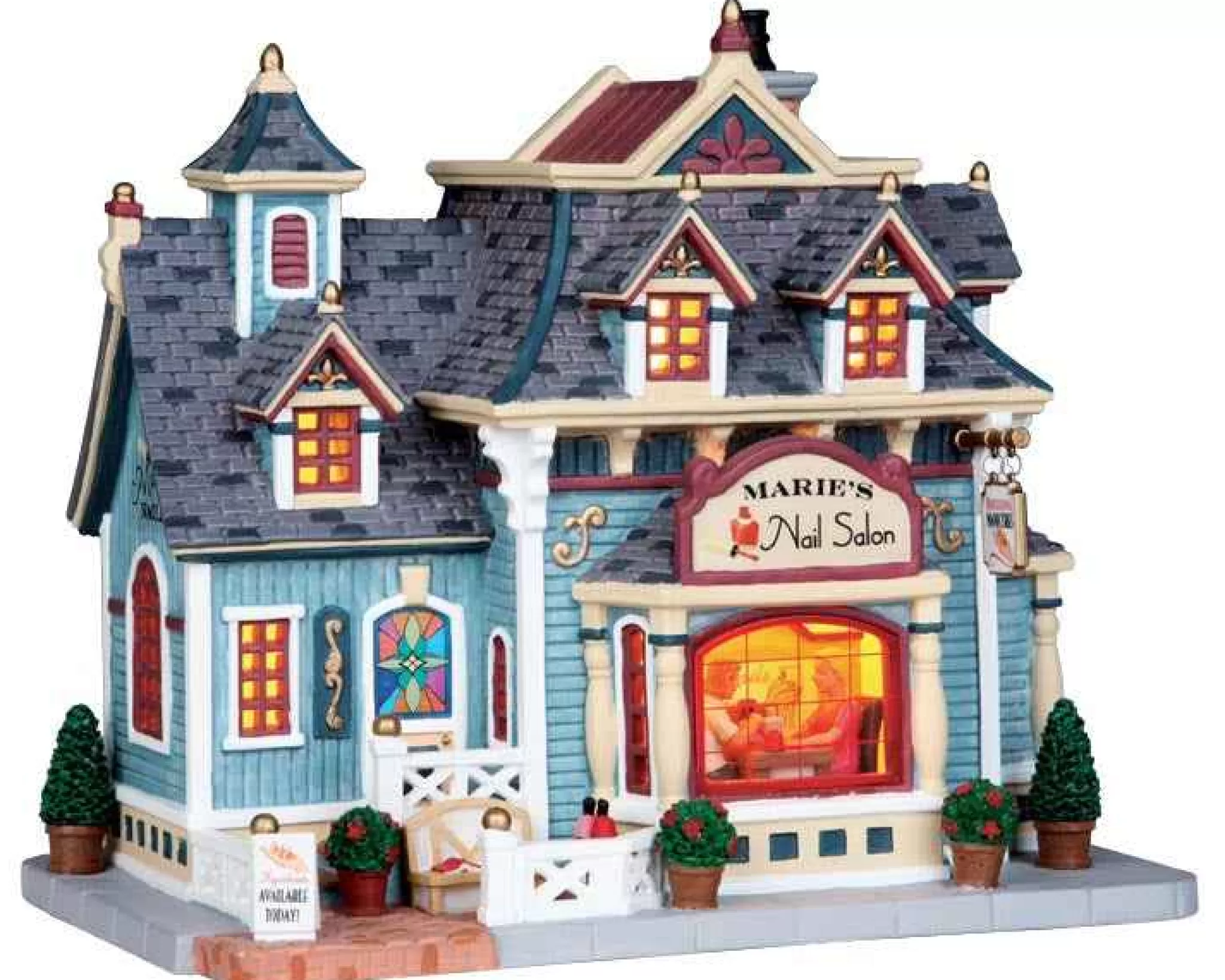 Lemax Village Collection Marie's Nail Salon #05065