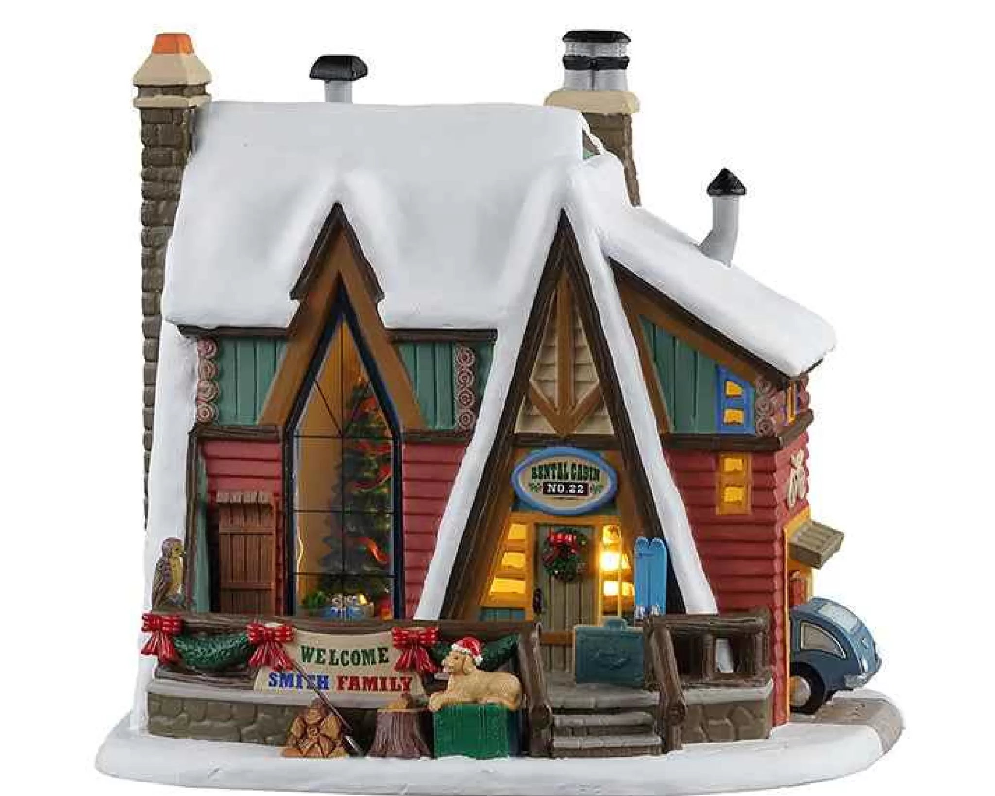 Lemax Village Collection Mountain Holiday Reunion #15745