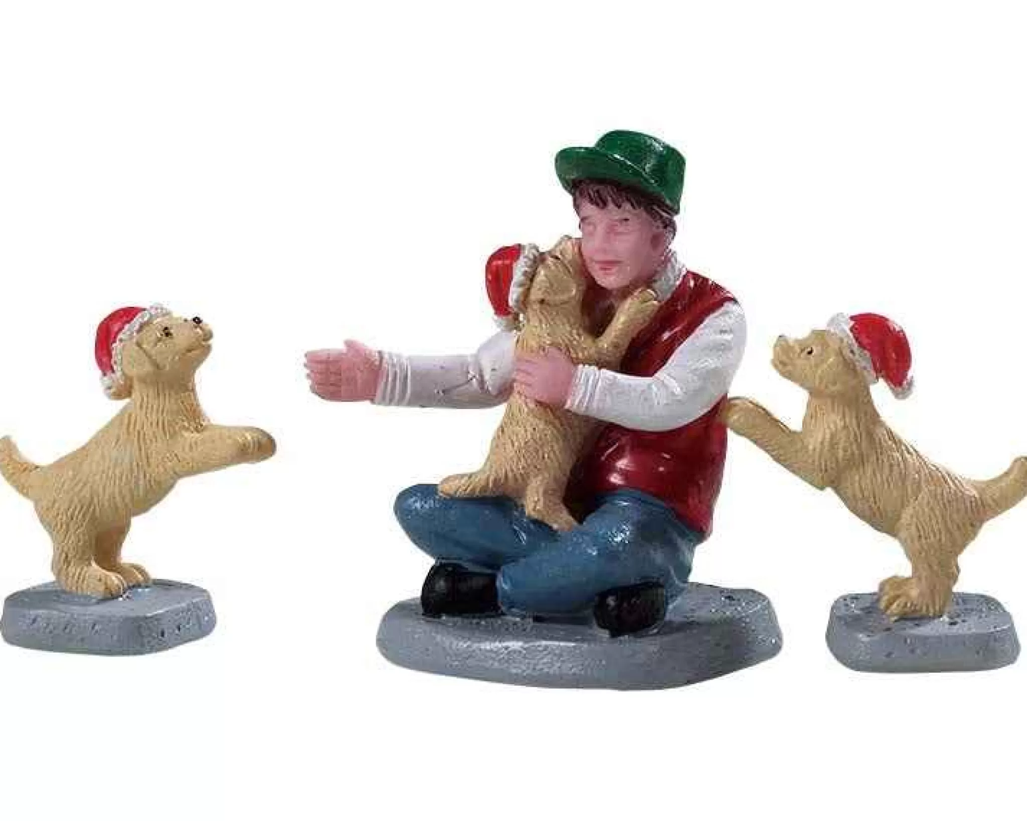 Lemax Village Collection New Puppies, Set Of 3 Figurines #92778
