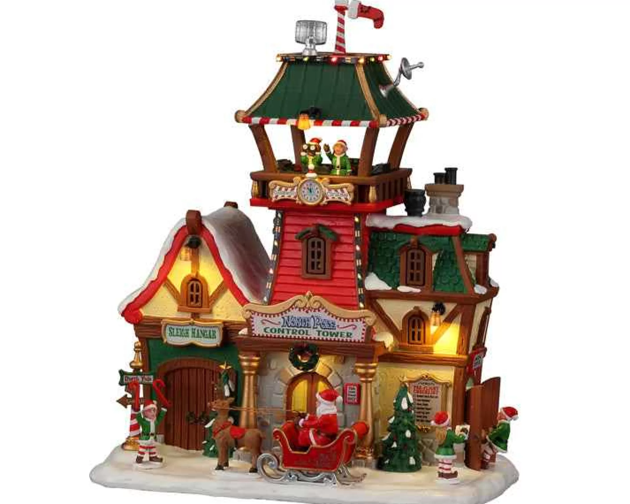 Lemax Village Collection North Pole Control Tower, With 4.5V Adaptor #25864