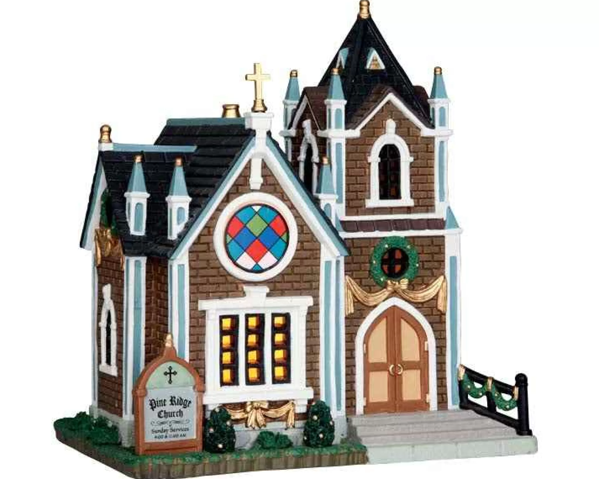 Lemax Village Collection Pine Ridge Church #55973