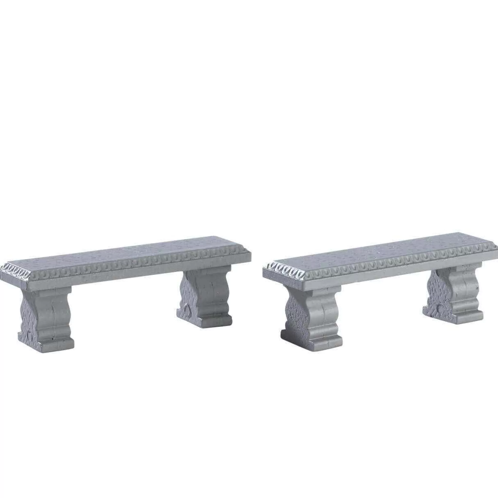 Lemax Village Collection Plaza Bench, Set Of 2 #74236