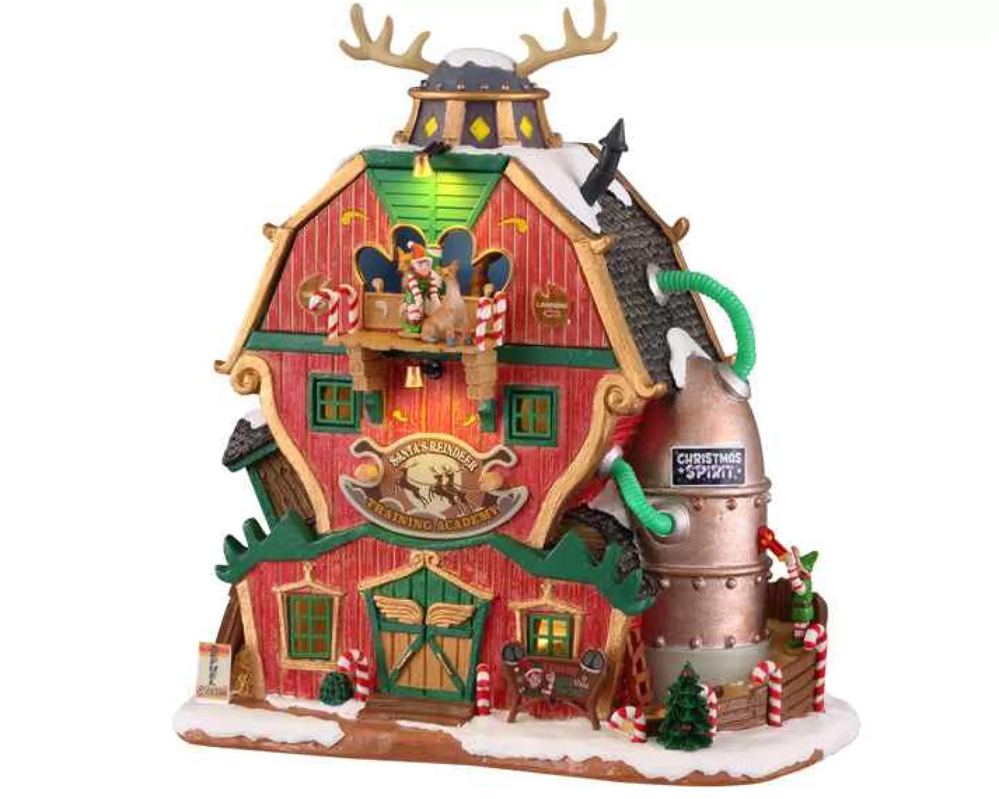 Lemax Village Collection Santa's Reindeer Training Academy, B/O #15793