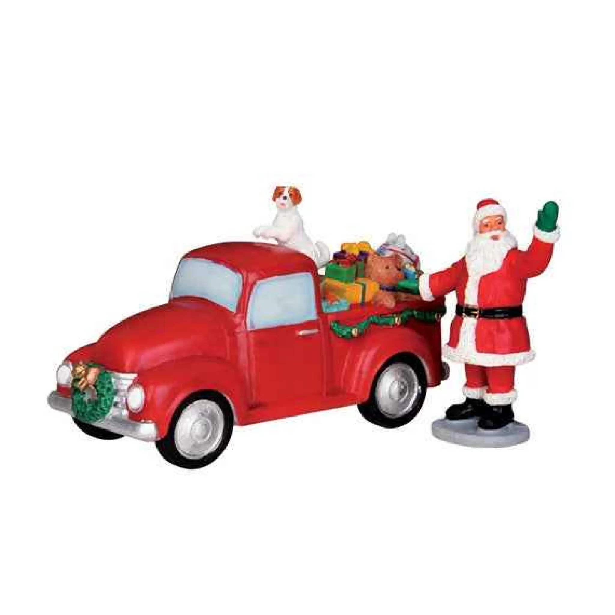 Lemax Village Collection Santa's Truck, Set Of 2 #53219