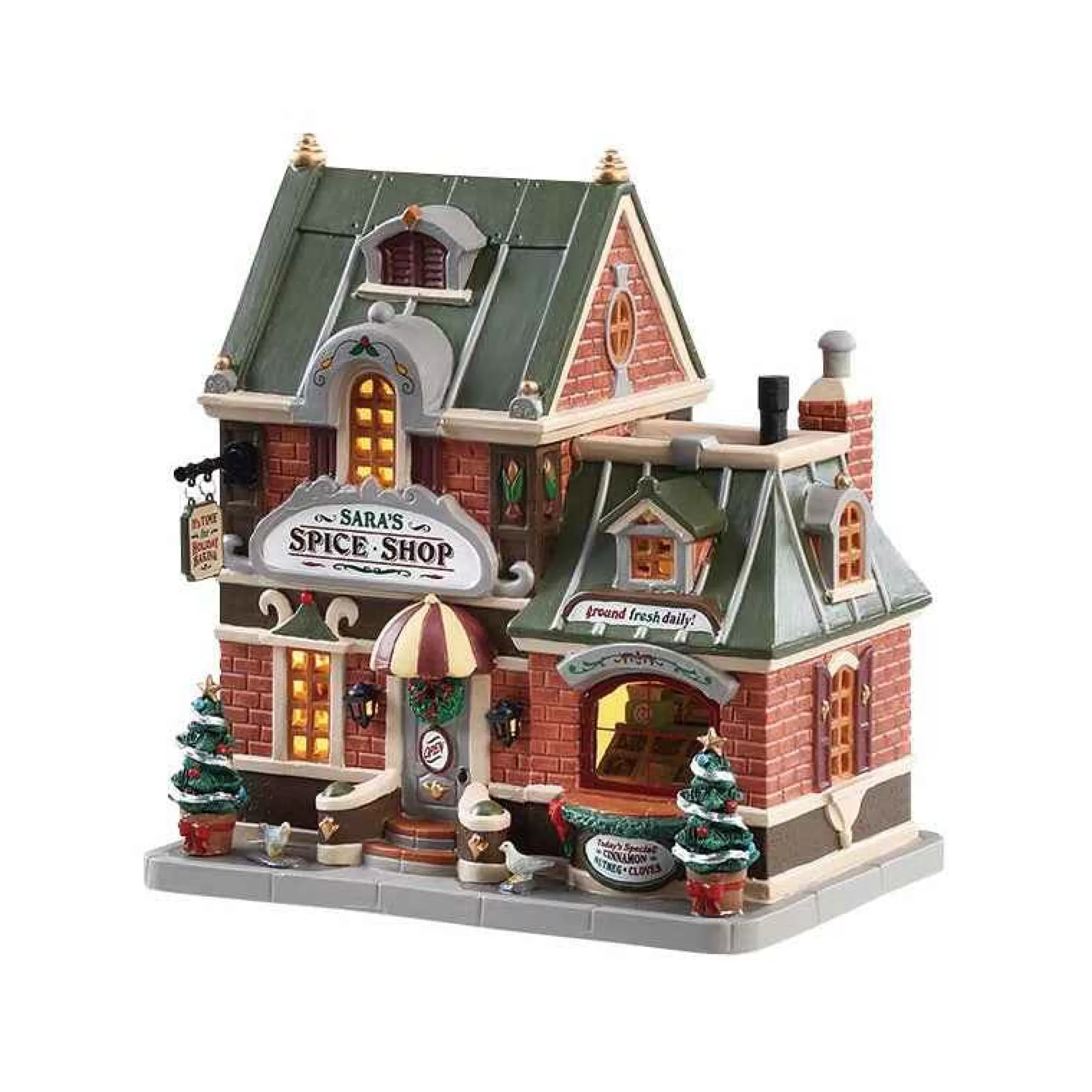 Lemax Village Collection Sara's Spice Shop #85370