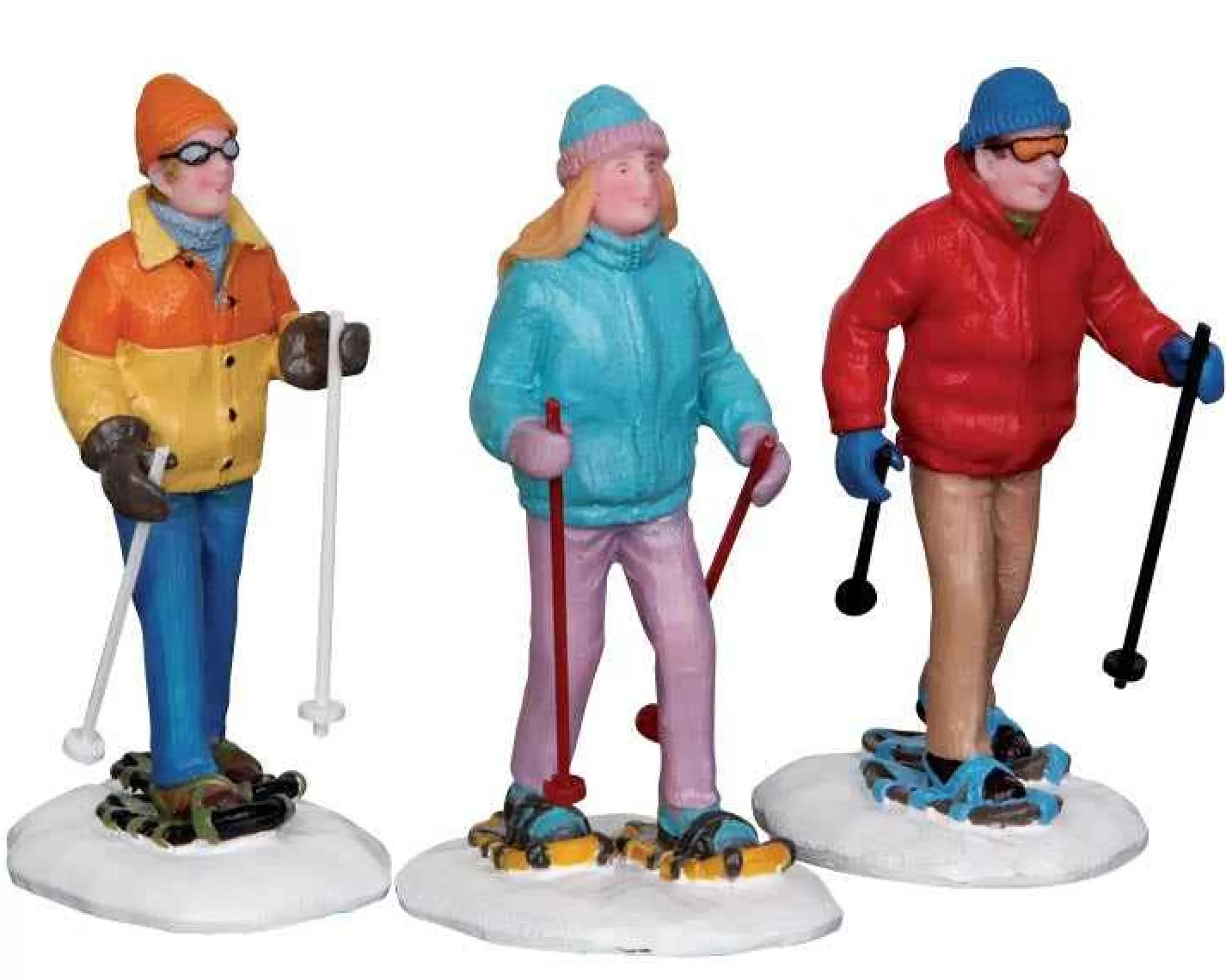 Lemax Village Collection Snowshoe Walkers, Set Of 3 #22033