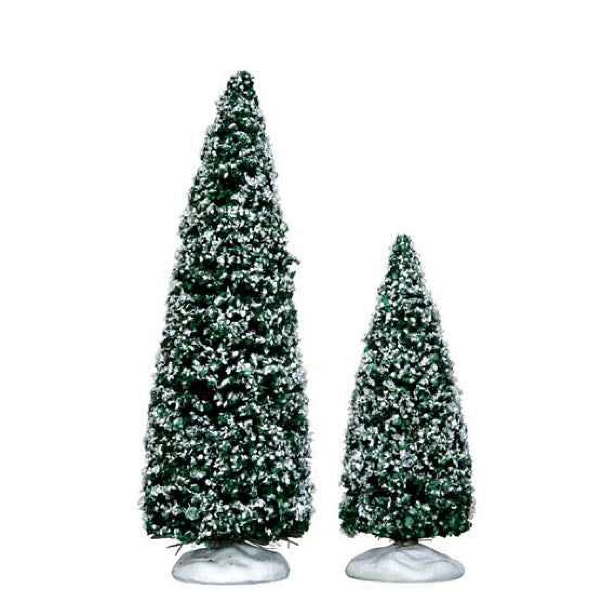 Lemax Village Collection Snowy Juniper Tree, Set Of 2 #34665