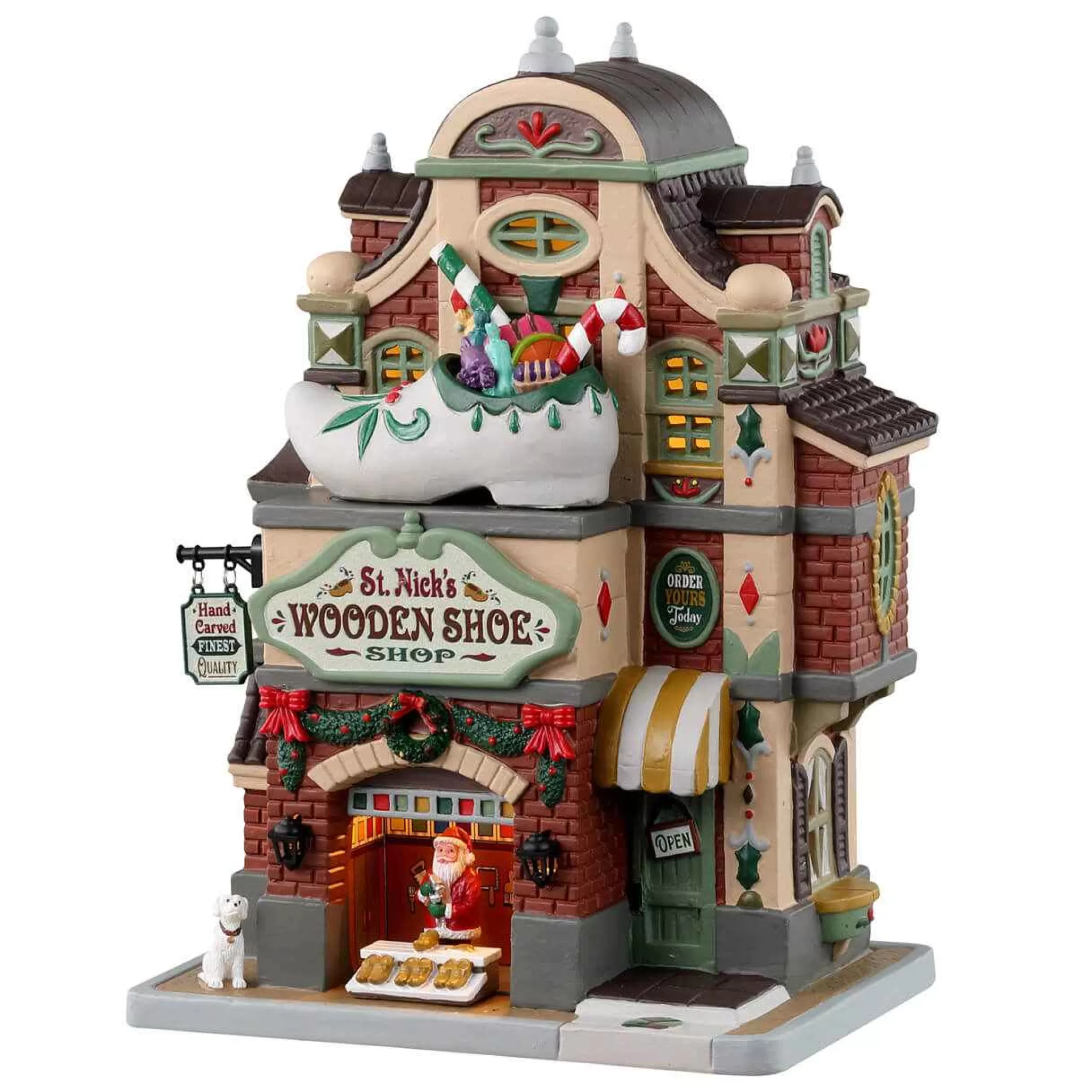 Lemax Village Collection St. Nick's Wooden Shoe Shop #35069