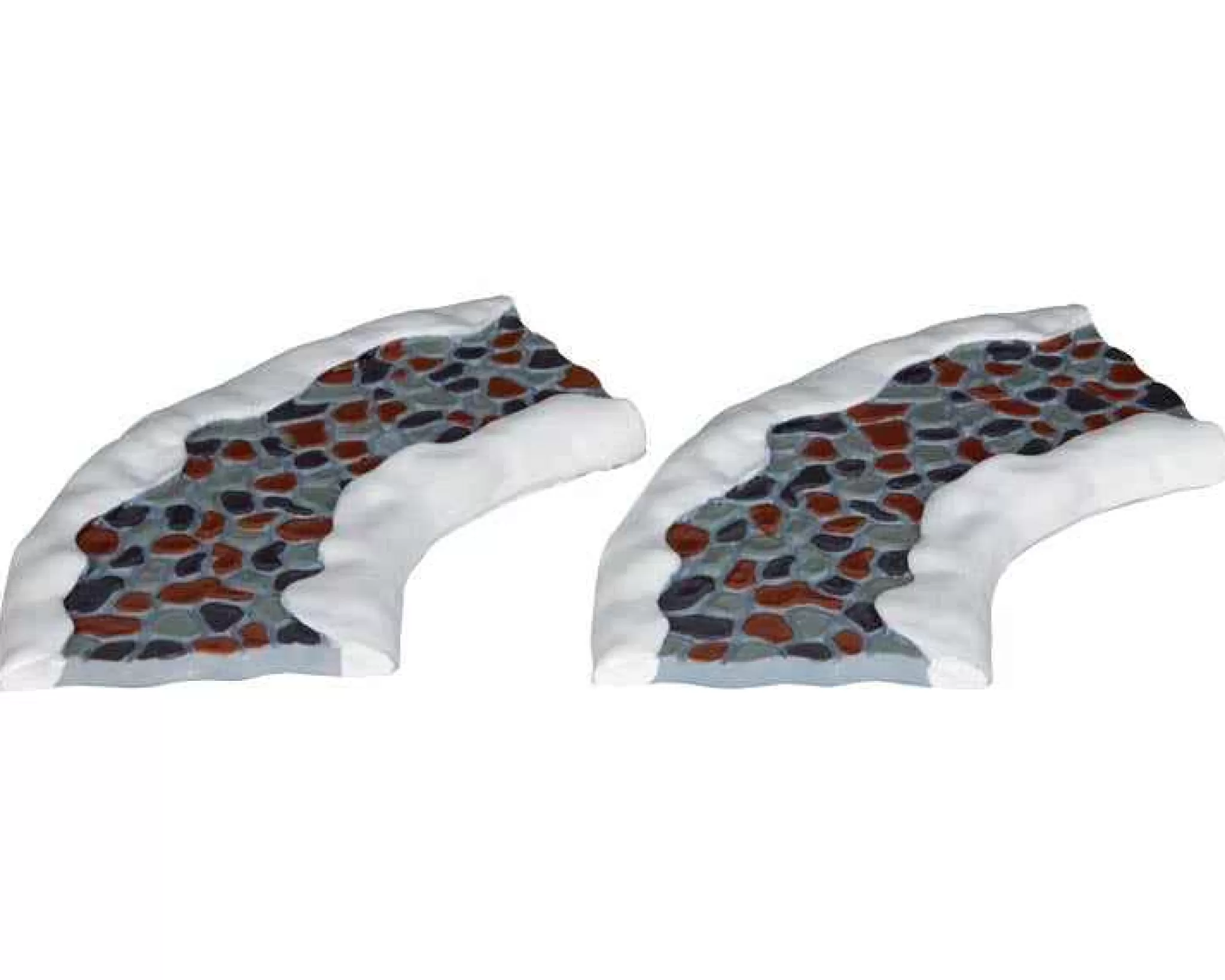 Lemax Village Collection Stone Road - Curved, Set Of 2 #34663