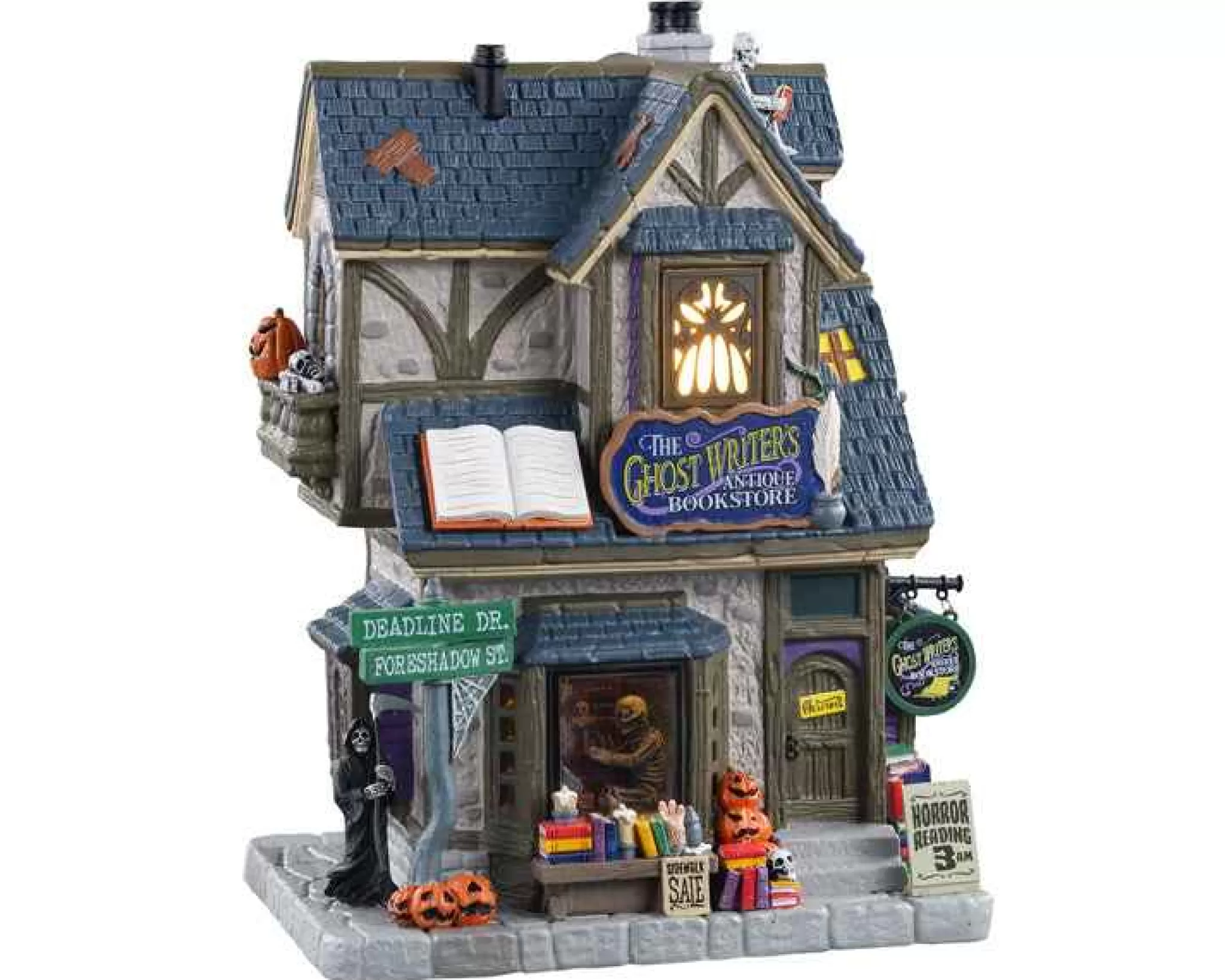Lemax Village Collection The Ghost Writer's Antique Bookstore #15729