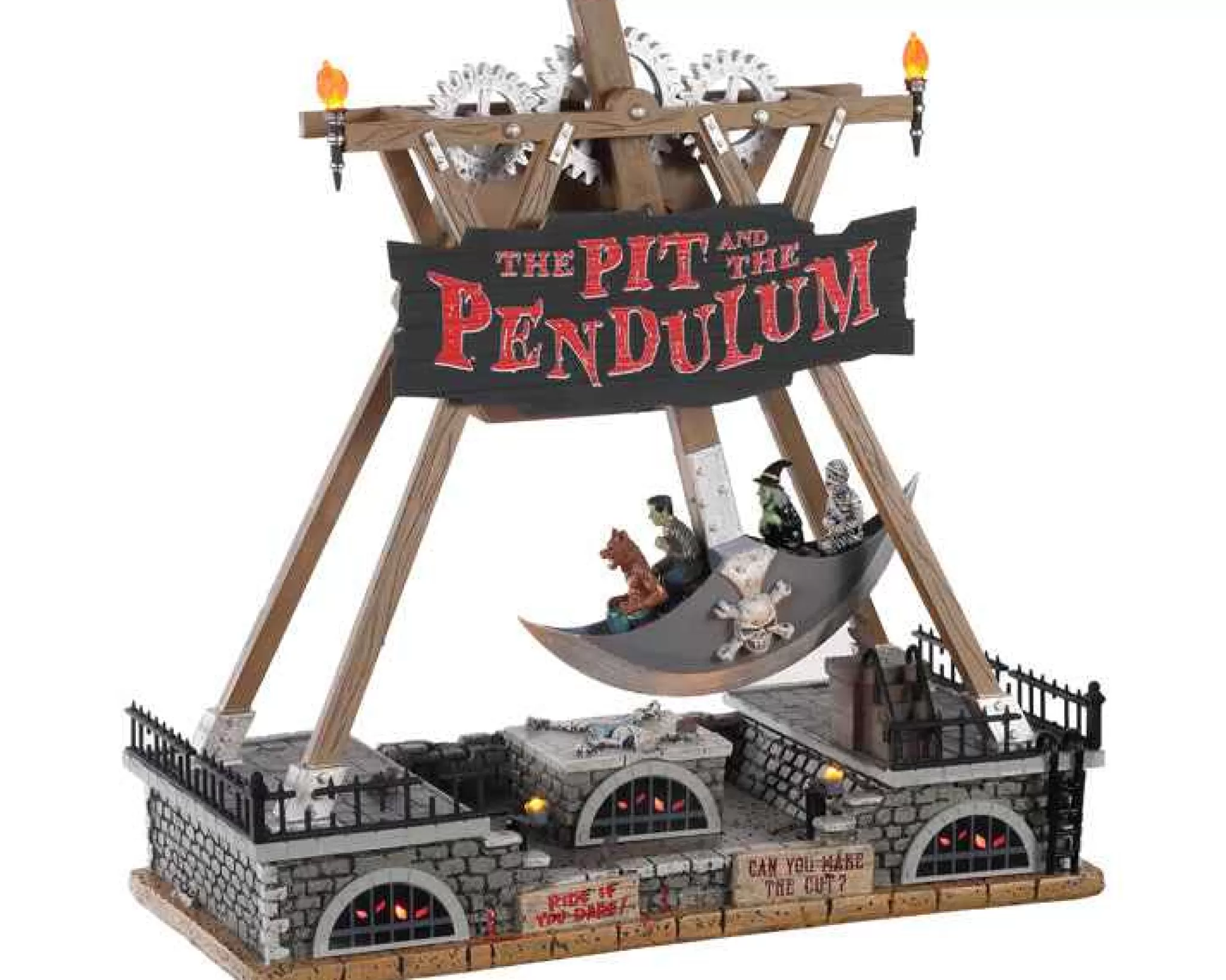 Lemax Village Collection The Pit And The Pendulum, With 4.5V Adaptor #04704