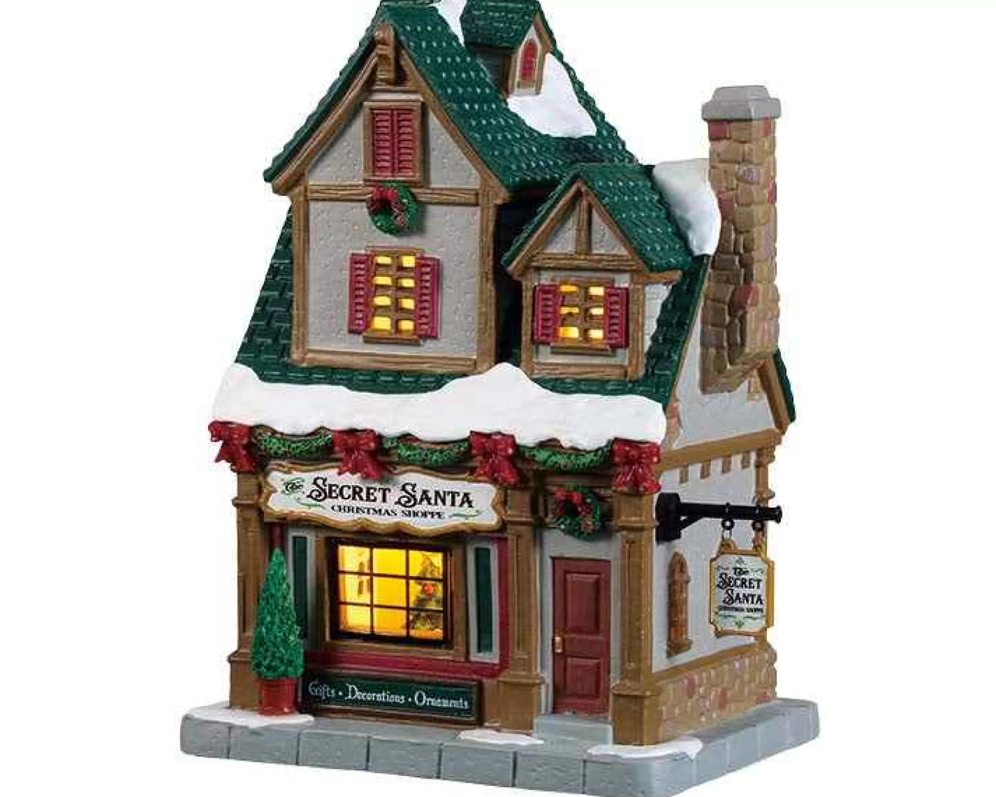 Lemax Village Collection The Secret Santa Christmas Shoppe #95512