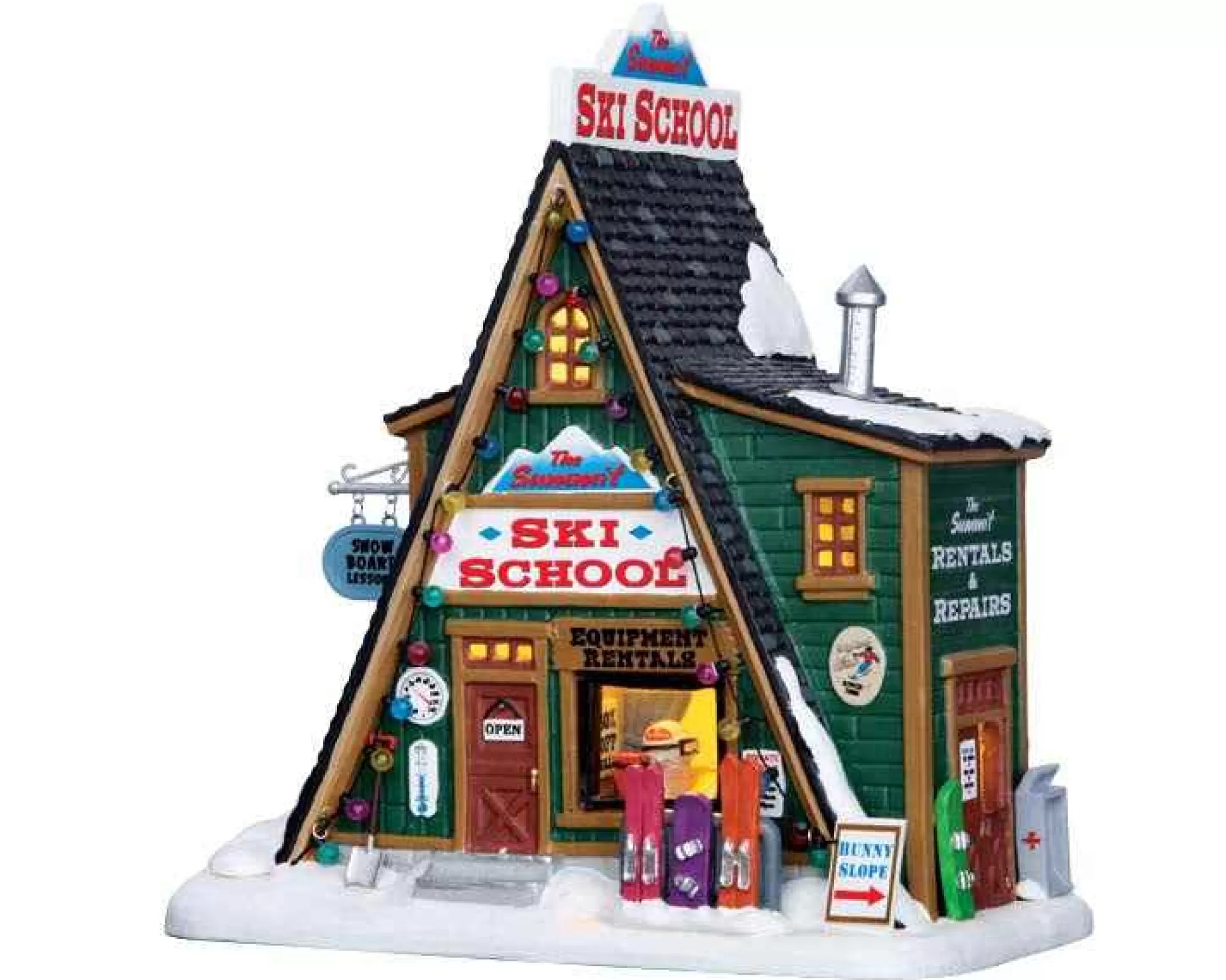 Lemax Village Collection The Summit Ski School #65156