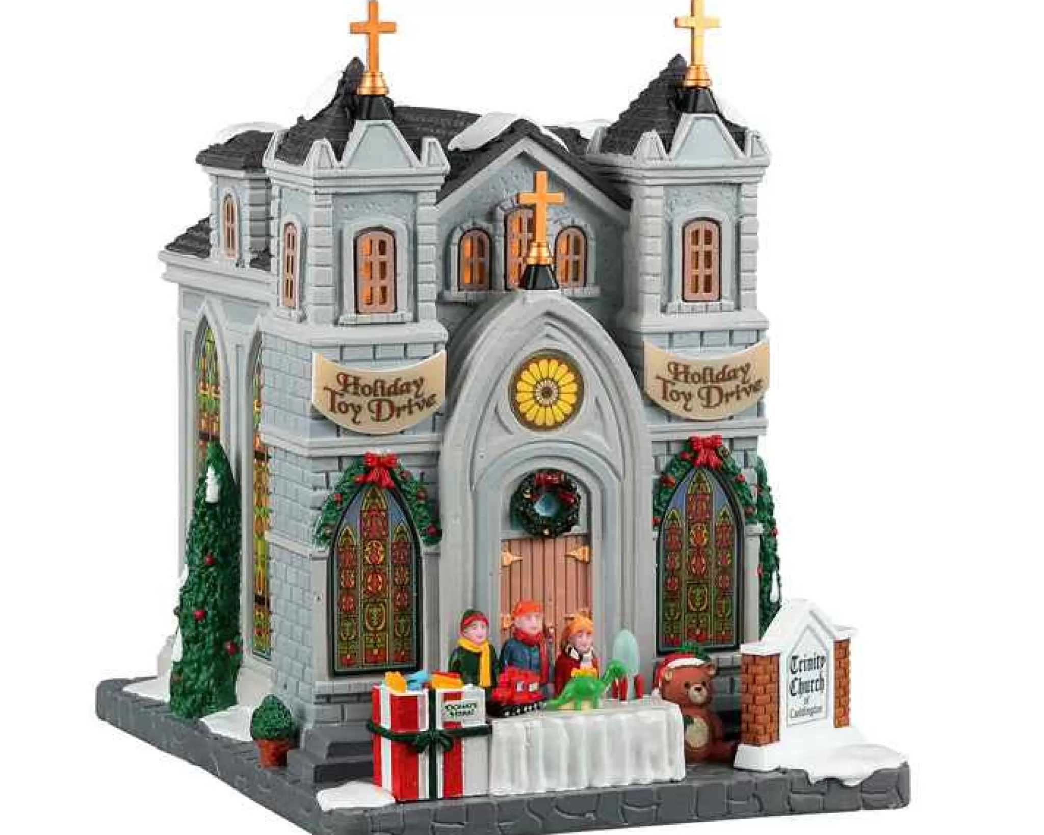 Lemax Village Collection Trinity Church Of Caddington #25884