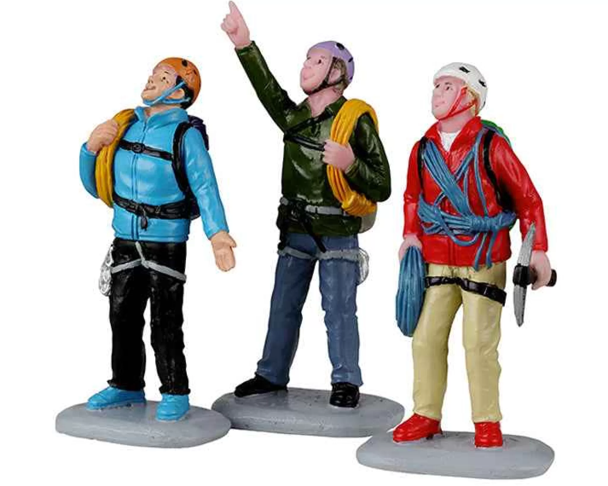 Lemax Village Collection Vertical Mountain Climbers, Set Of 3 #22136