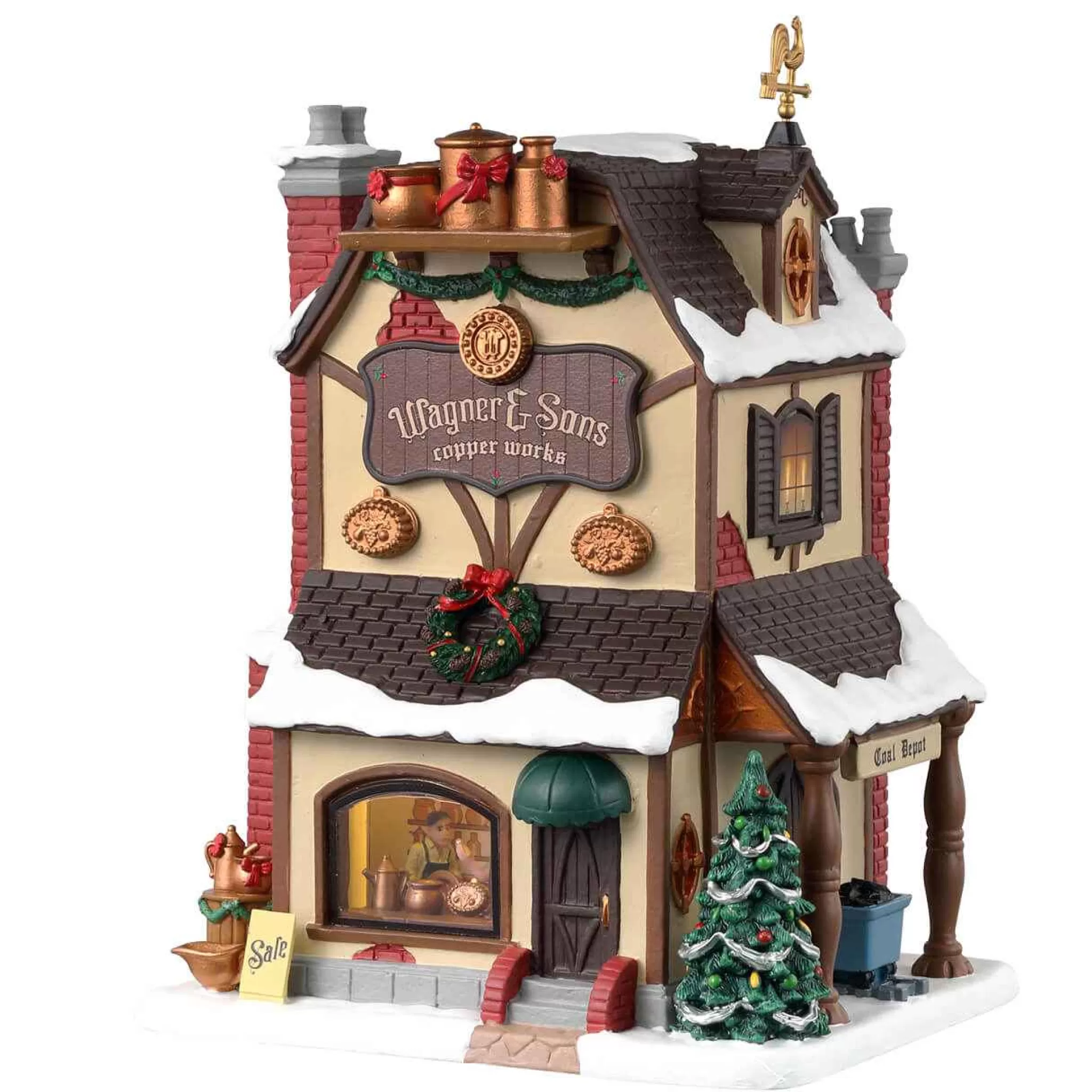 Lemax Village Collection Wagner & Sons Copper Works #35067