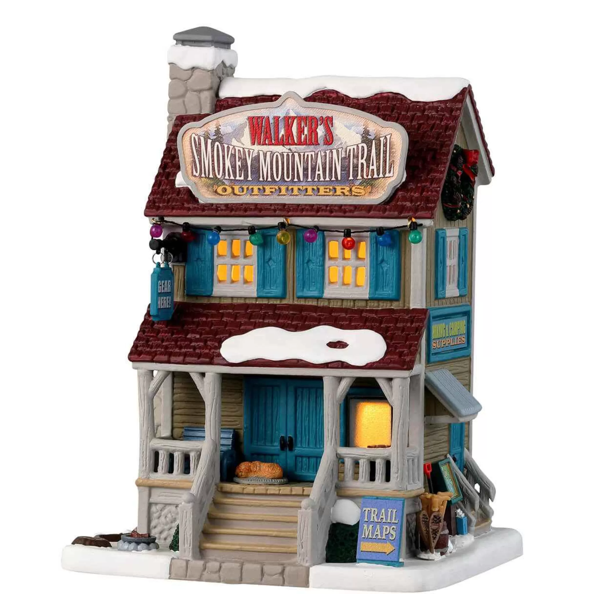Lemax Village Collection Walker's Smokey Mountain Trail Outfitters #35050