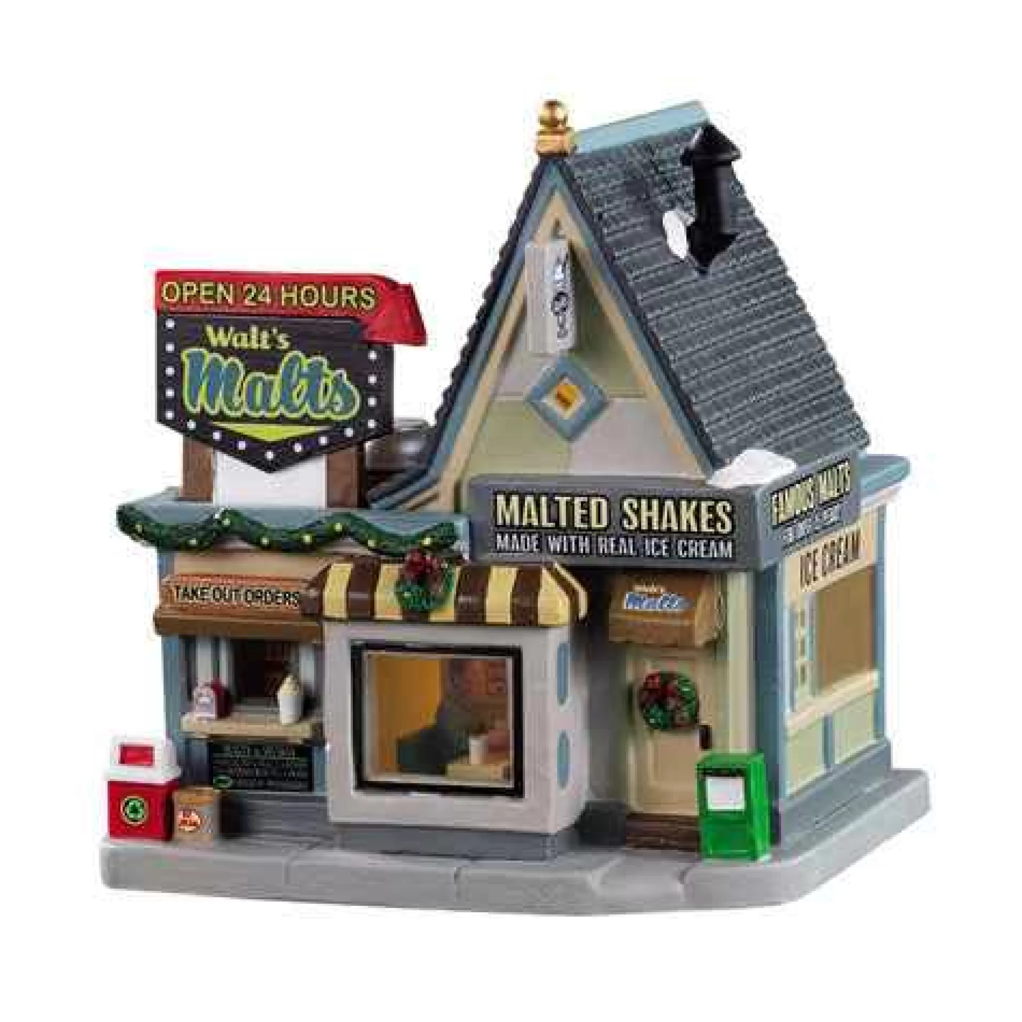 Lemax Village Collection Walt's Malts #95533