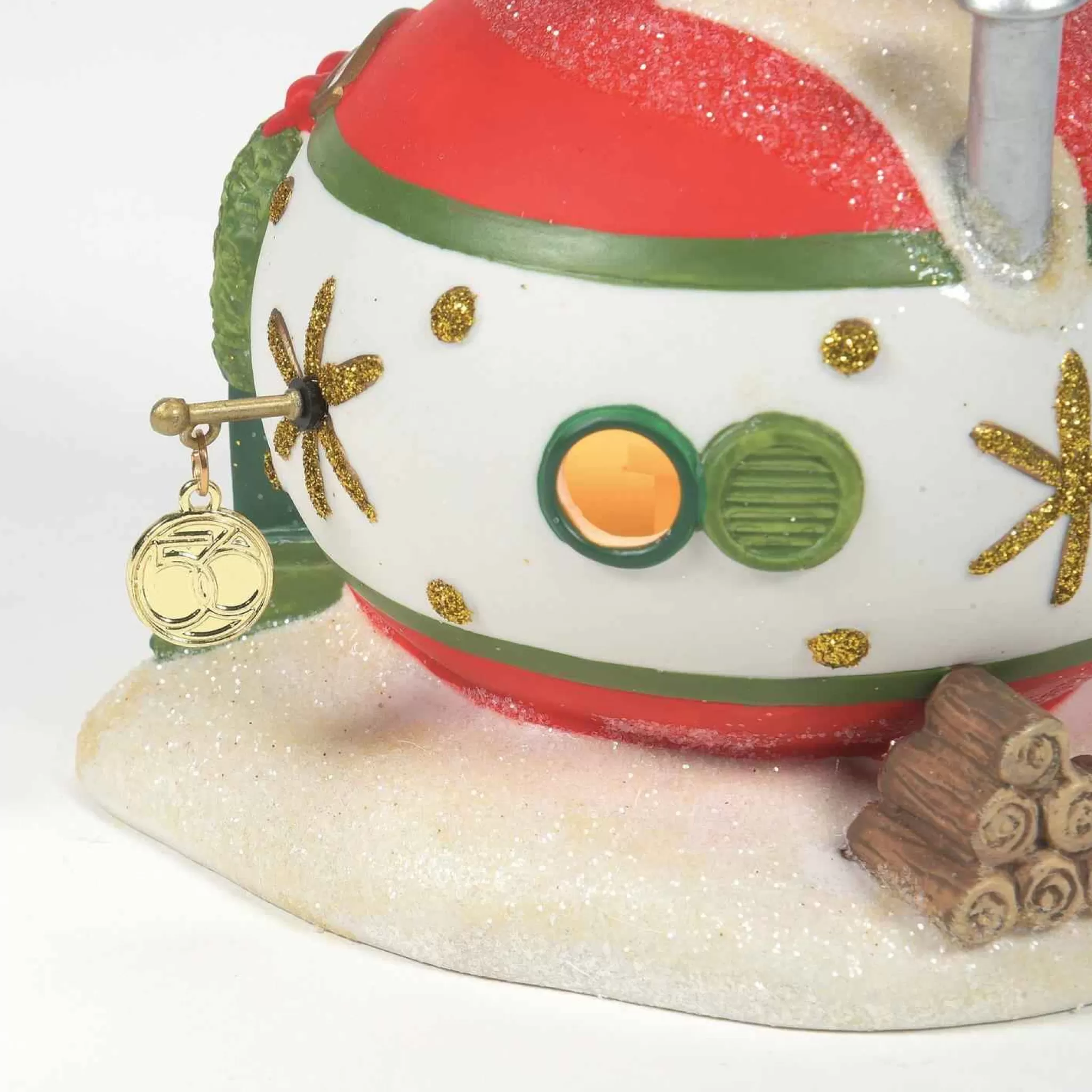 Enesco North Pole Village Finny's Ornament House #6009833