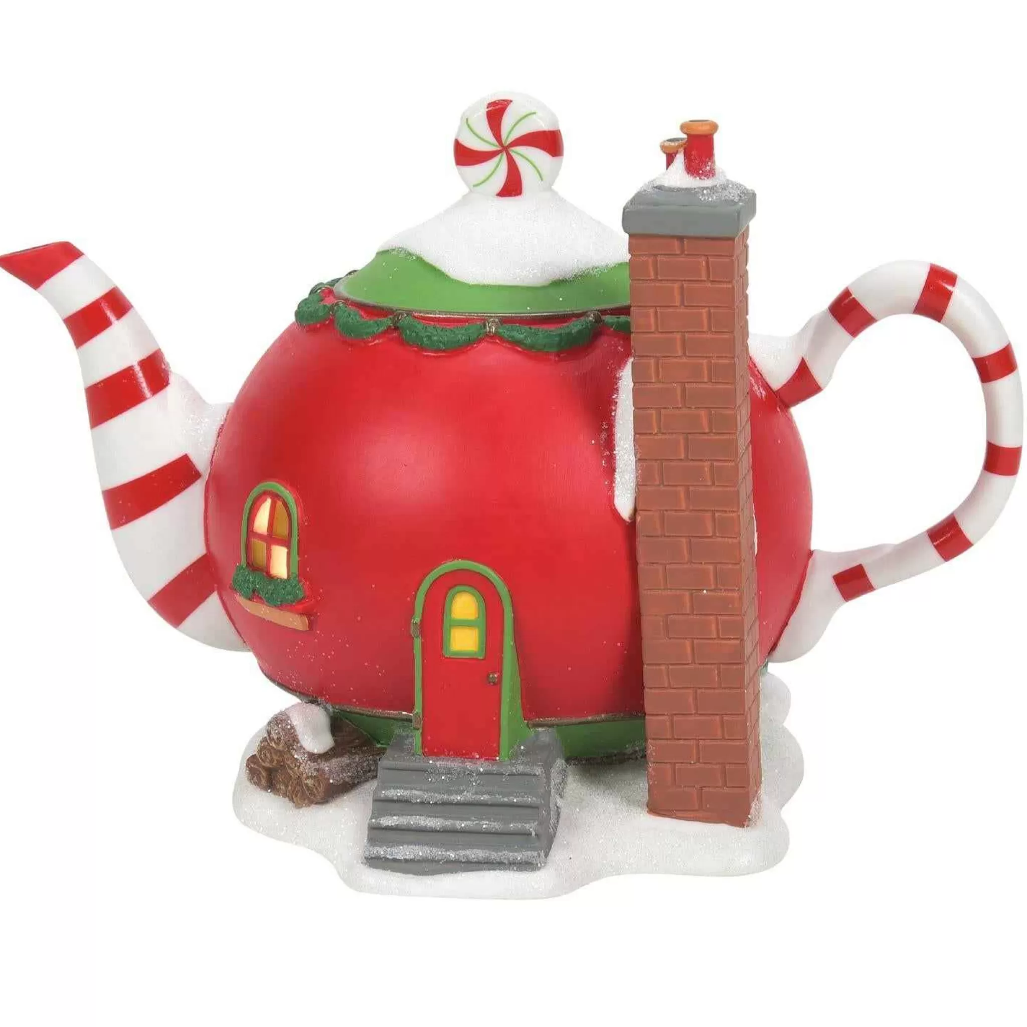Enesco North Pole Village Peppermint Tea Shop #6011406