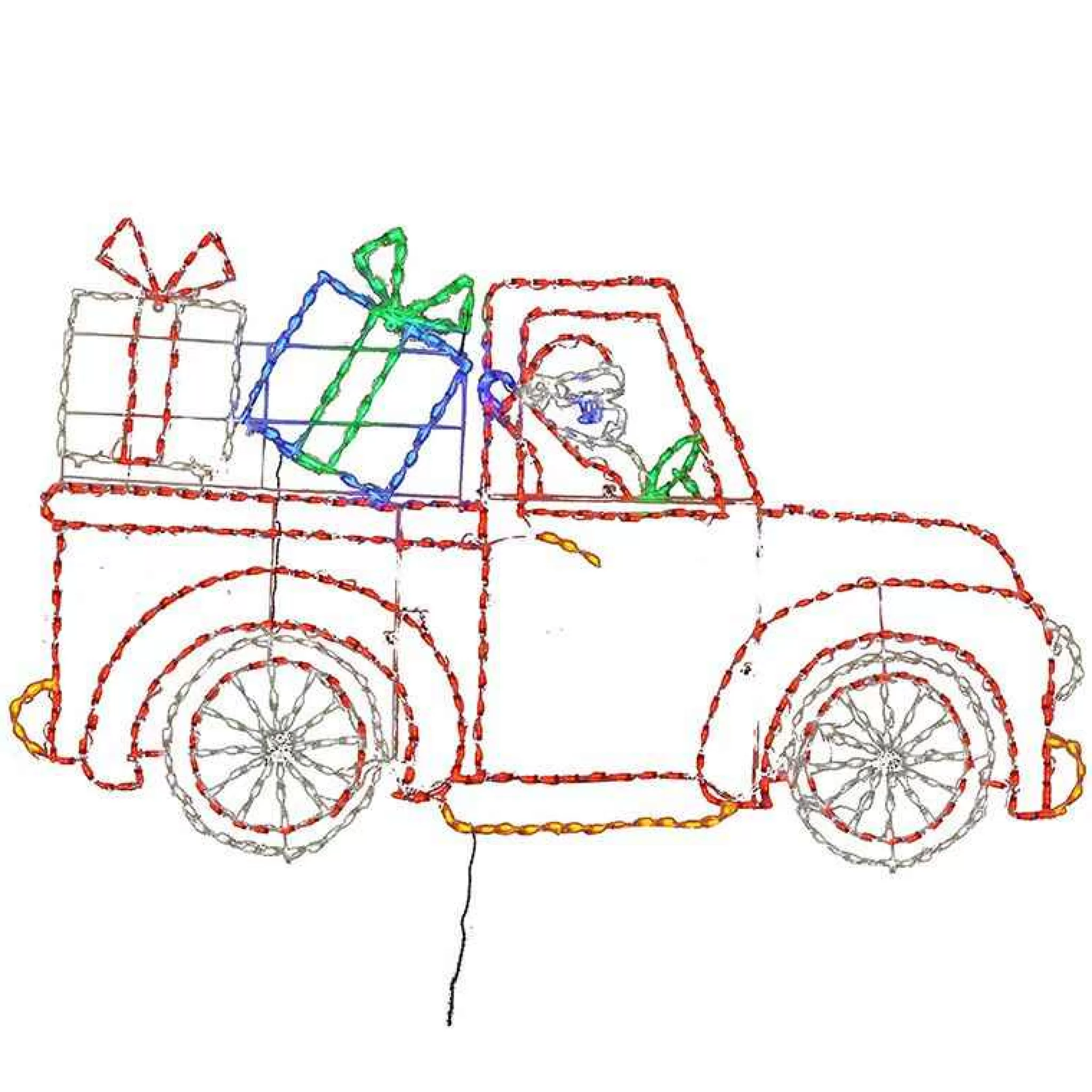Brite Ideas Santa In Truck #Led-Trck