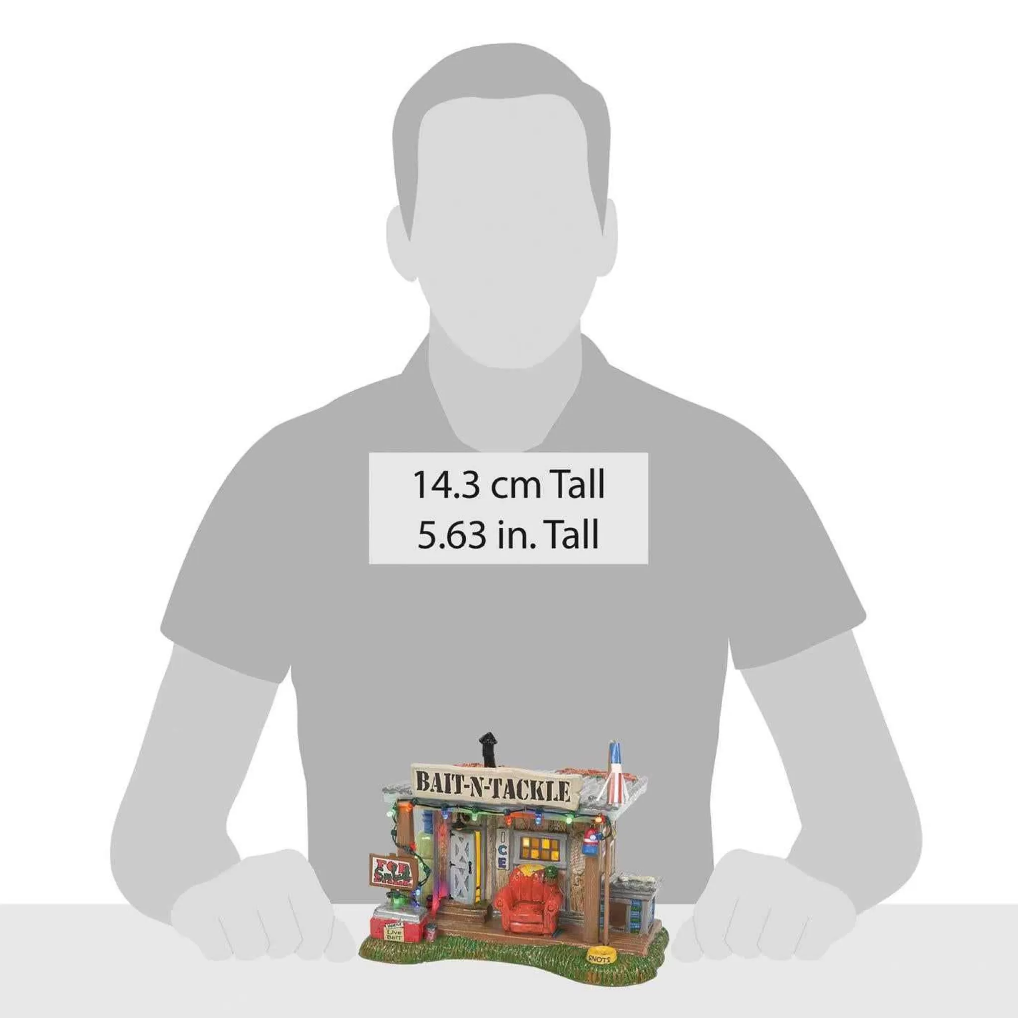 Enesco Snow Village Christmas Vacation Selling The Bait Shop #6011426