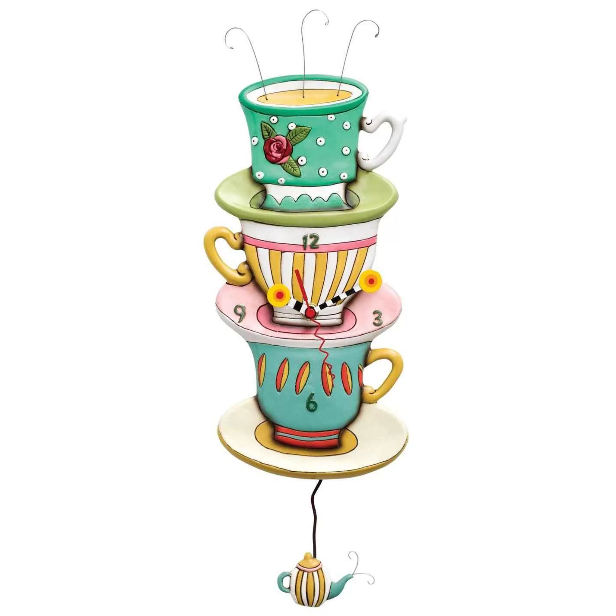 Enesco Spot Of Tea Clock